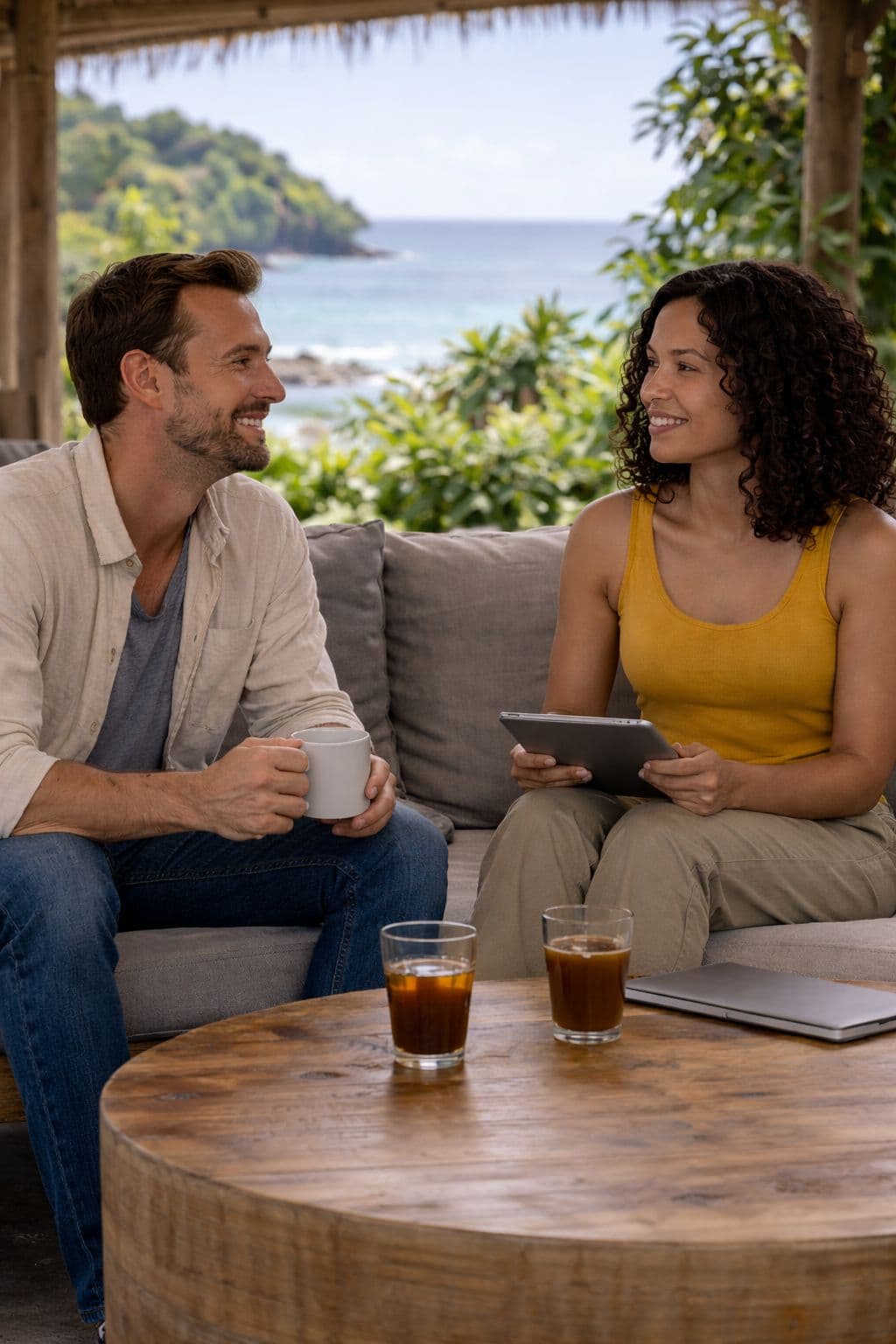 Colleagues enjoying a Lenswyse session